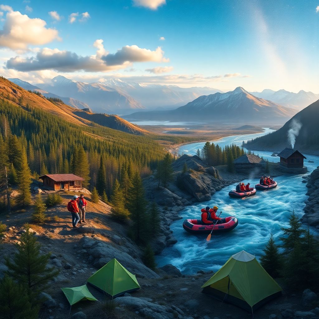 Туризм и приключения Прибайкалья с рафтингом и горными походами