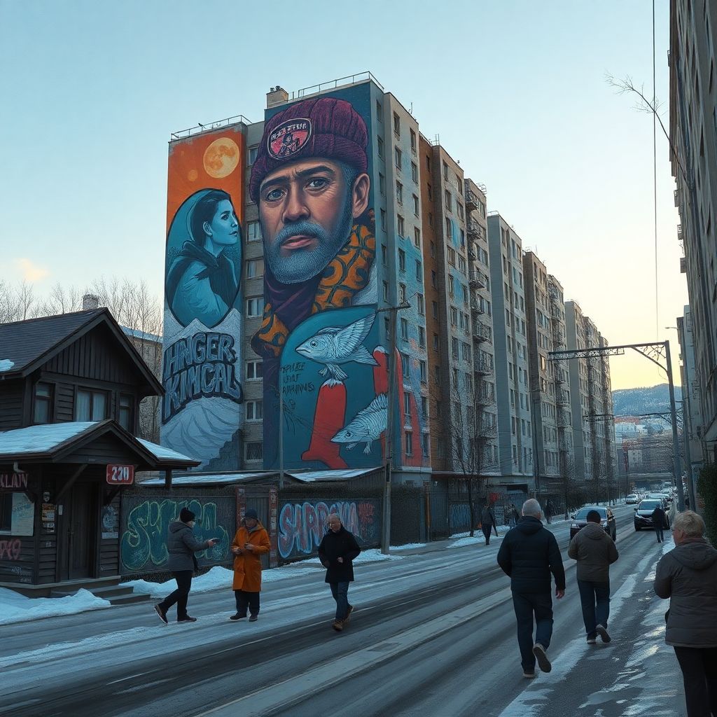 Культура региона: уличное искусство иркутян как отражение городской среды