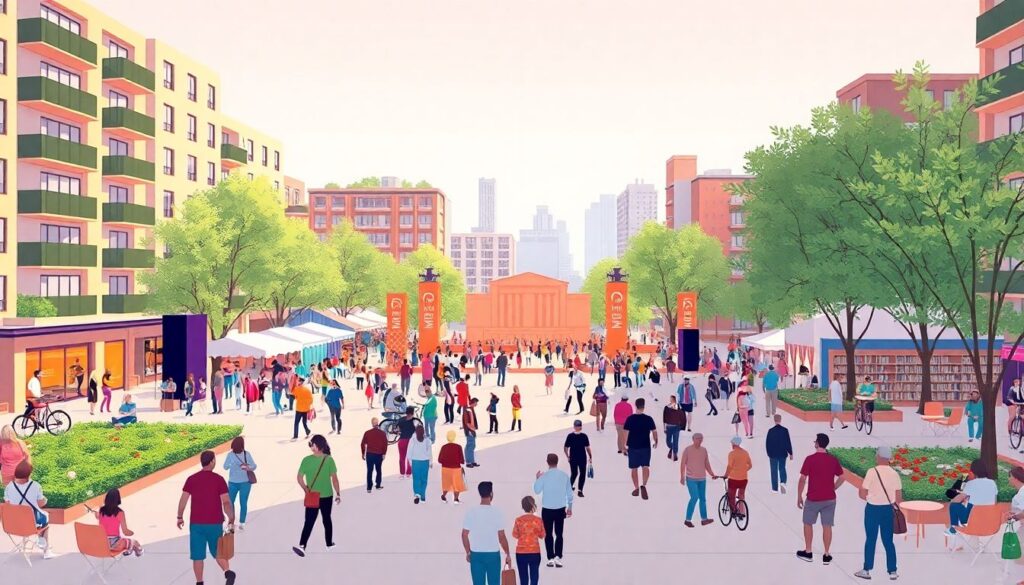 События региона: городские фестивали и конкурсы - иллюстрация