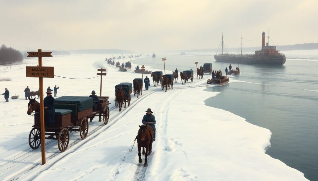 Краеведческие очерки: эпохи Переправы через Ангару - иллюстрация