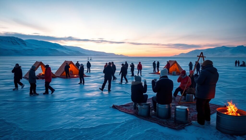 Туризм Прибайкалья: зимние фестивали и ледяные скульптуры - иллюстрация