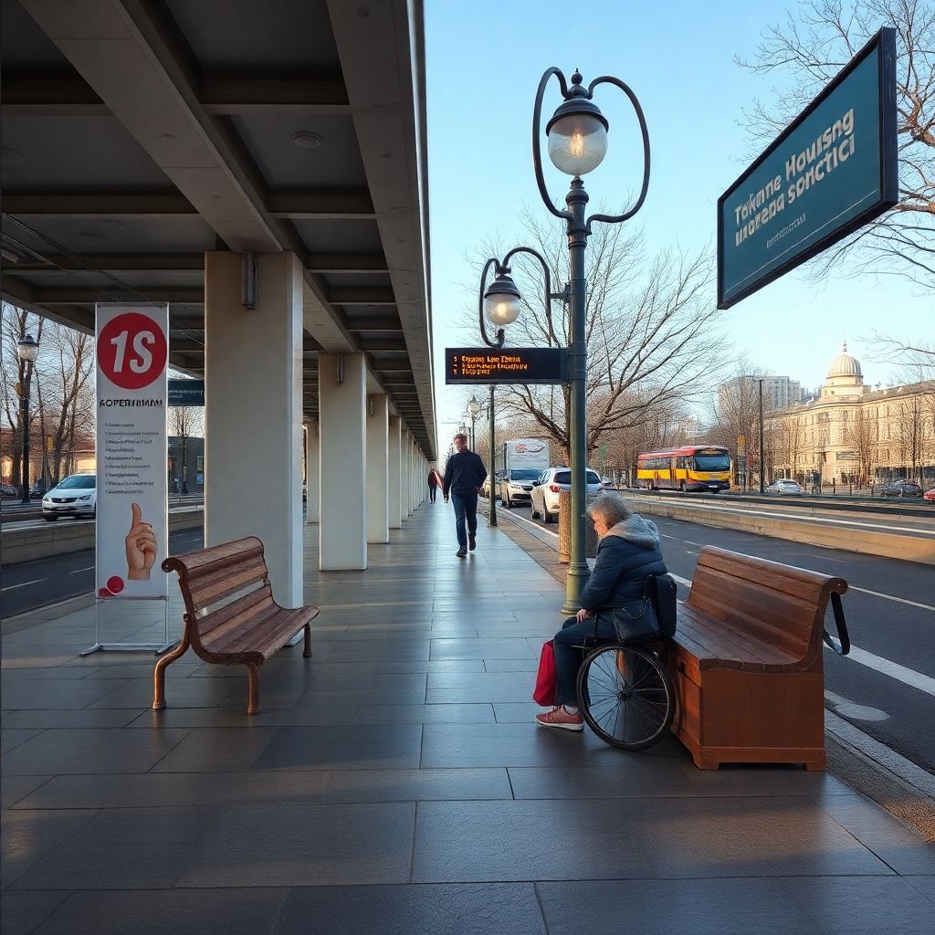 Таблички со шрифтом Брайля улучшают доступность для слабовидящих
