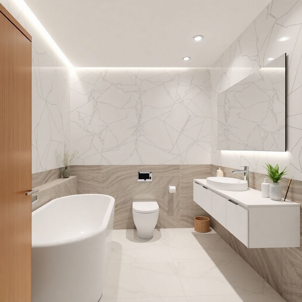 Авторский дизайн проект: создание уникальной ванной комнаты