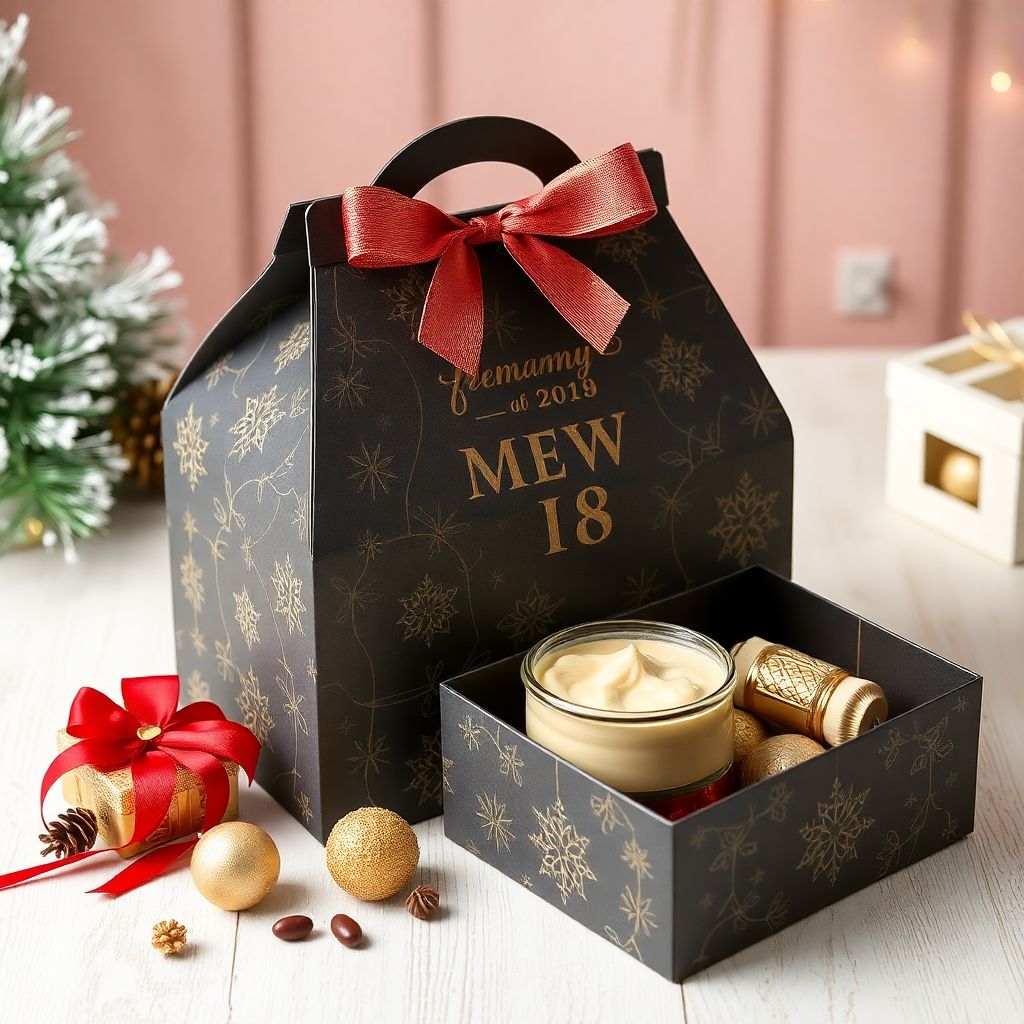 Картонная коробка с крышкой для подарка купить оптом недорого