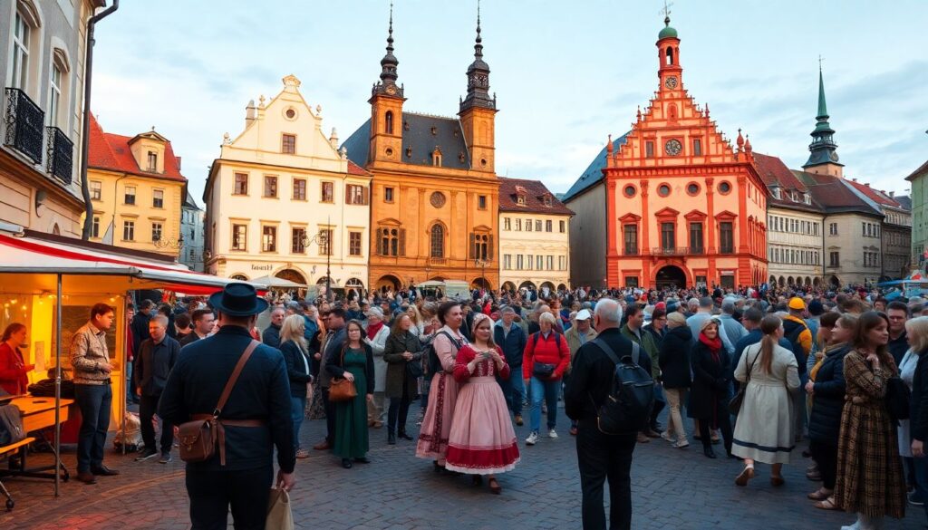 Культура региона: народные фестивали и уличные перформансы - иллюстрация