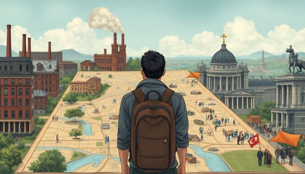 Туризм региона: маршруты культурного наследия и природной красоты - иллюстрация