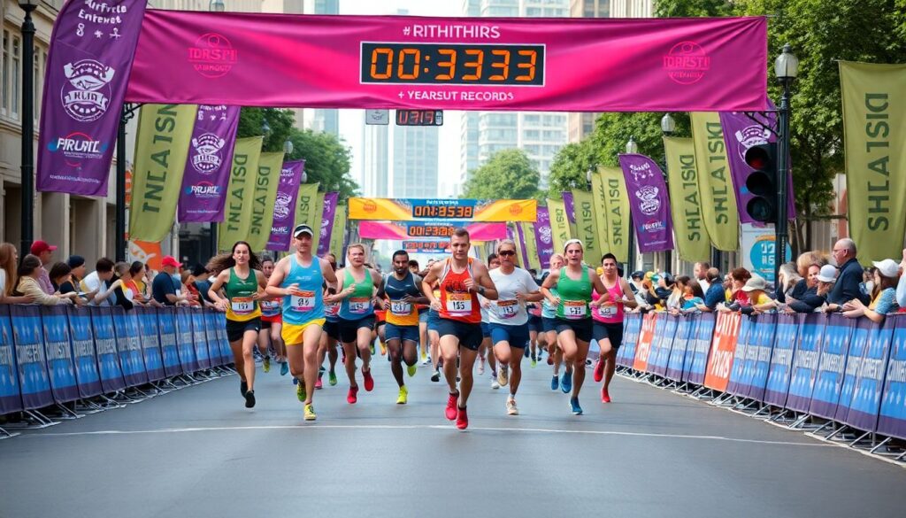 События региона: городские спортивные соревнования и рекорды - иллюстрация